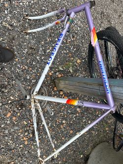 Peugeot road bike frame set. Project