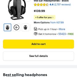 Insignia Wireless RF Over The Ear Headphones