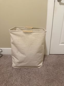 Beige Clothes Hamper