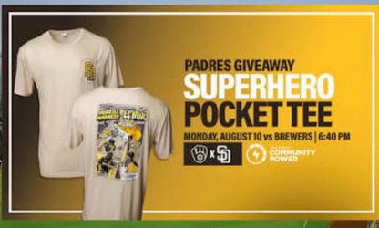San Diego Padres Superhero Pocket Tee