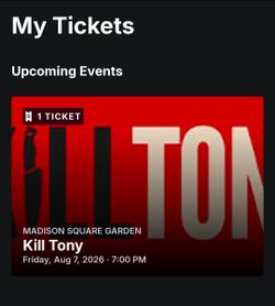 Kill tony NYC august 7th ticket (1)