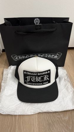 Chrome Hearts F*ck Hollywood White Trucker Hat