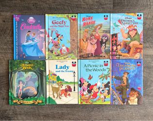 Disney Wonderful World of Reading ~Lot of 8 Hardcover Books~