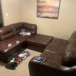 Chocolate Brown Couch Set $700