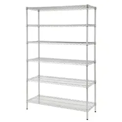6-Tier Heavy Duty Wire Chrome Rack Shelf 18"x48"x72"