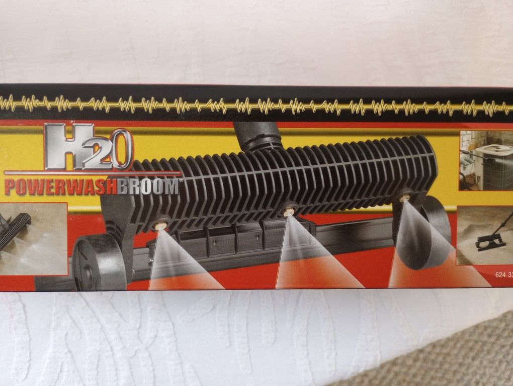 Power Pressure Washer Broom