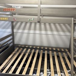 Kids Wooden Bunk Bed –