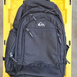 Quicksilver Large Backpack Black Multi-Pocket Utility Laptop Insulated Storage