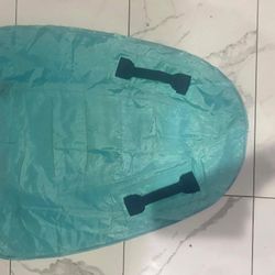 Teal Blue Sunny Surf Body Board Rider Kids Pool Lake Float