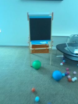 children's easel/activity board.