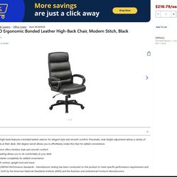 Modern Leather Office Chair