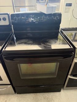 Kenmore Black Glass Top Electric Range