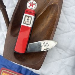 The Franklin Mint  THE OFFICIAL ( TEXACO ) GASOLING  COLLECTOR KNIFE