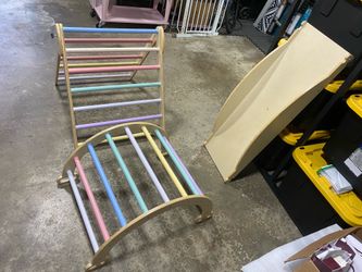 Pikler Rainbow Climbing Set for toddlers