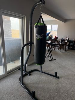 Everlast Heavy Bag with Freestanding Stand