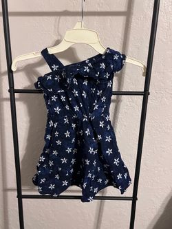 3T Girls’  Jumping Beans Navy Floral Dress