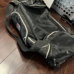 Black Ogio Wheeled Travel Bag With Handle