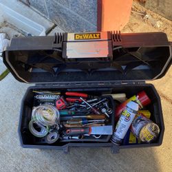 DEWALT Tool Box with Random Items Included