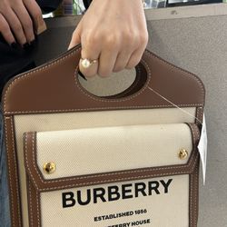 Burberry Purse and Pearls