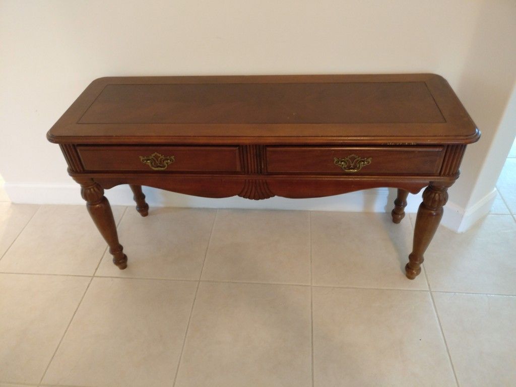 Console Table with 2 Drawers