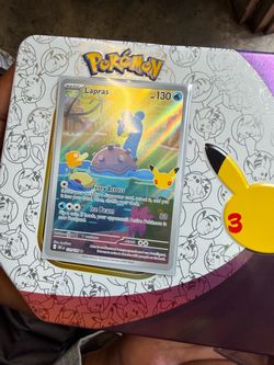 Lapras 131/128 Holo Rare Pokémon Card