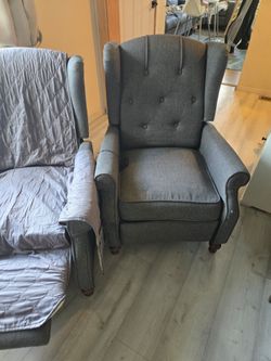 Two recliner chairs