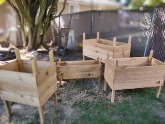 Cedar Planter Boxes Raised Bed