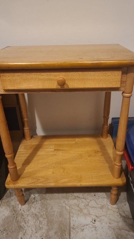 Side Table With Drawer