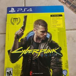 Cyberpunk ps4 with steelbook