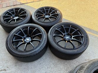 rims 18 STR black rines 5x114.3 wheels Fits Infiniti M35 G35 G37 Q40 Accord Civic Mustang Lancer Altima Maxima Wrx Camry Mazda Scion Acura Lexus Kia D