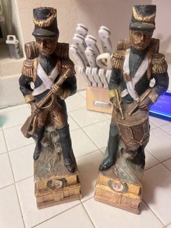 Vintage 1970’s French Soldiers Liquor Bottles 