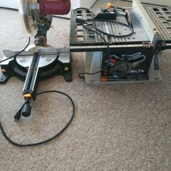 Miter Saw. & Tablesaw