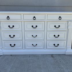 White dresser