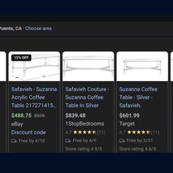 Savanieh Couture Luxury Coffee Table (New in Box)