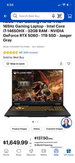Asus gaming laptop