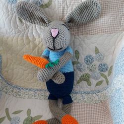 New Handmade Crochet 22 Inch  BUNNY 