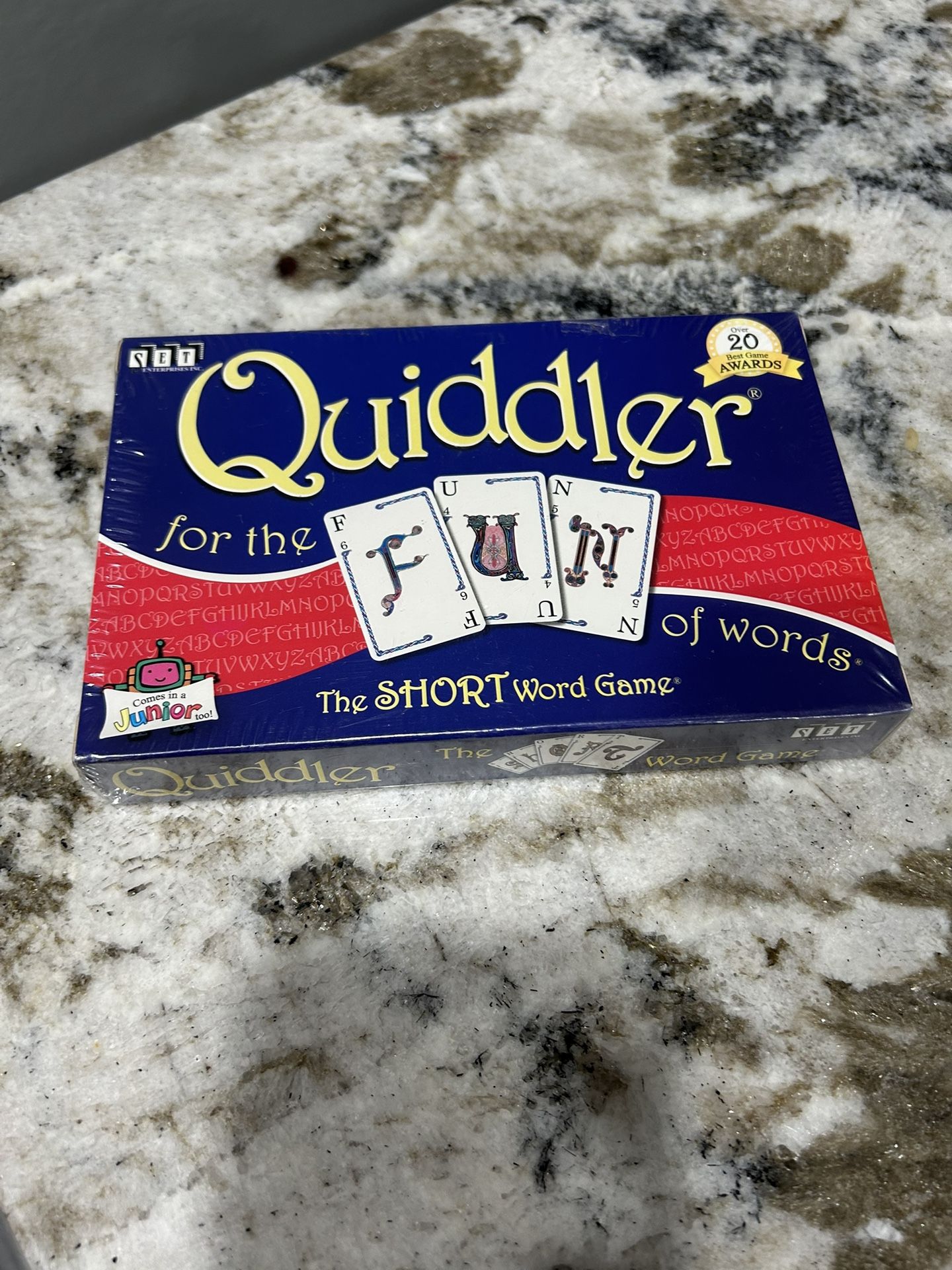 Quiddler The Short Word Card Game New/Sealed