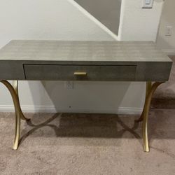 Gold Modern Console/Entryway Table