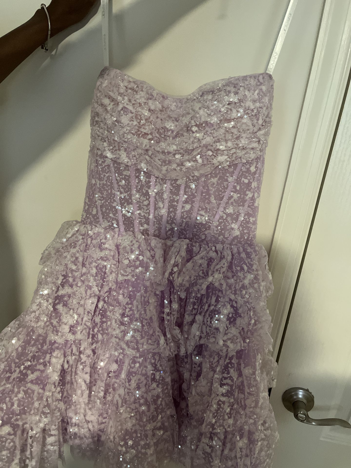 Beautiful Lavender Homecoming Dress