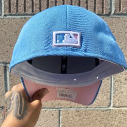 Cotton Candy Blue Seattle Mariners Fitted Cap 35th Anniversary