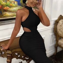 IamdoyleyBoutique New Woman  Bodycon  Knee Length  MIDI  White dress 