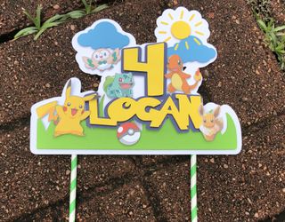 Pokémon cake topper