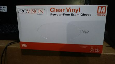 Clear gloves