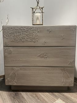 Beautiful Refinished Woodland friends dresser