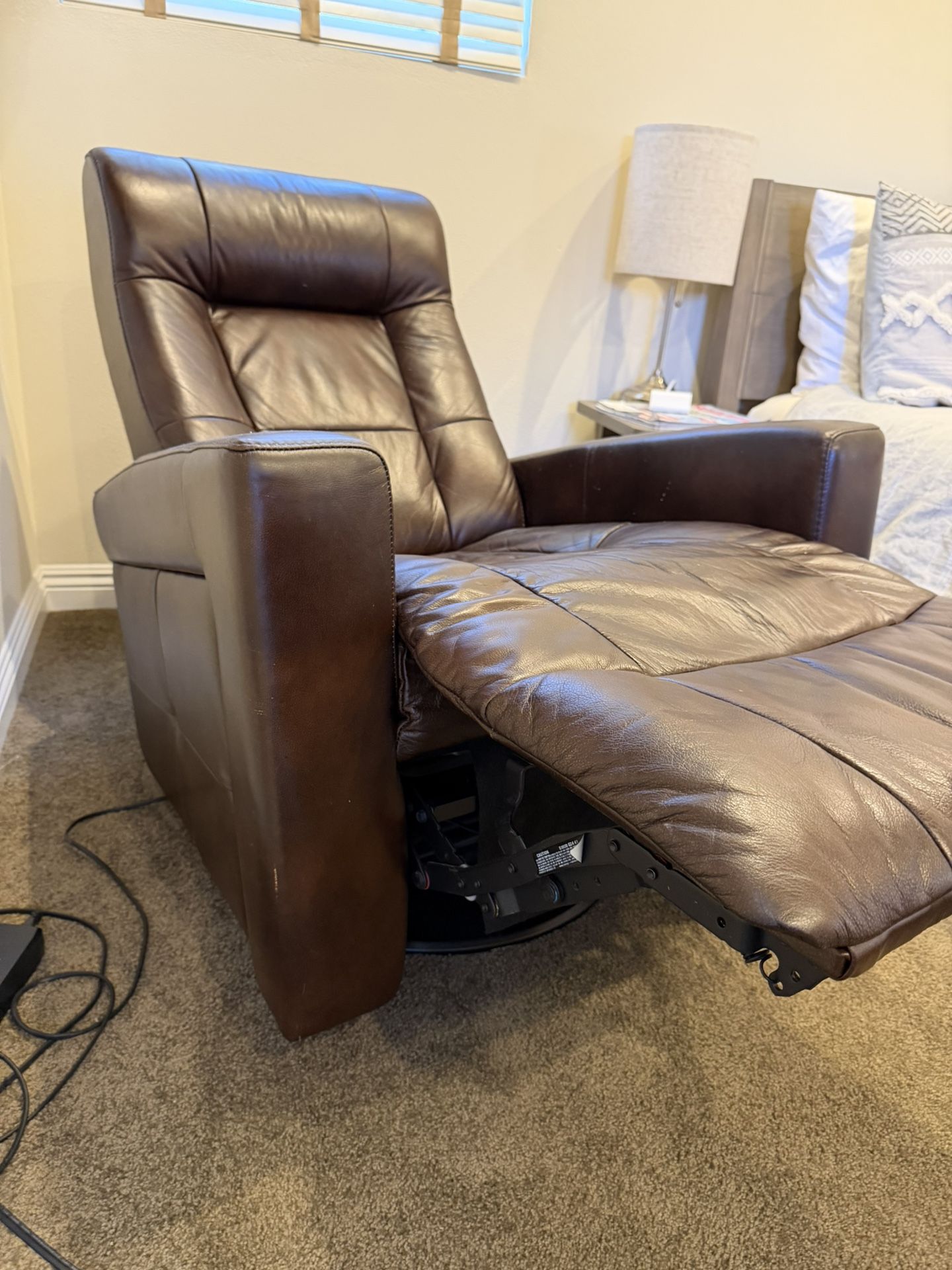 Leather Motorized Recliner