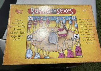 Battle of the Sexes Board Game 1997 University Games Vintage