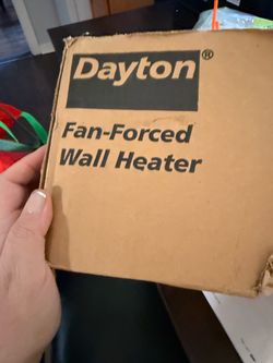 Fan forced wall heater
