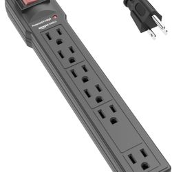 Amazon Basics 6-Outlet Surge Protector Power Strip