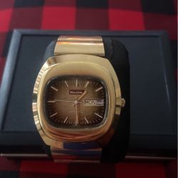 1980s Bulova N5 Automatic Gold Plated 