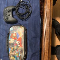 Nintendo Switch Wired Controller And Case